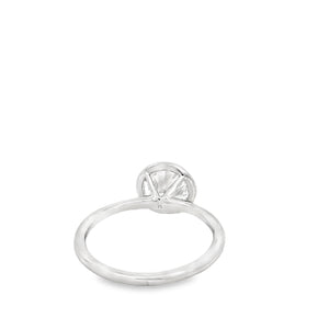 LAB GROWN ROUND CUT DIAMOND 2ct BEZEL SOLITAIRE ENGAGEMENT RING