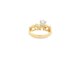 "IT HAS HER NAME WRITTEN ALL OVER IT" CUSTOMIZABLE NAME RING