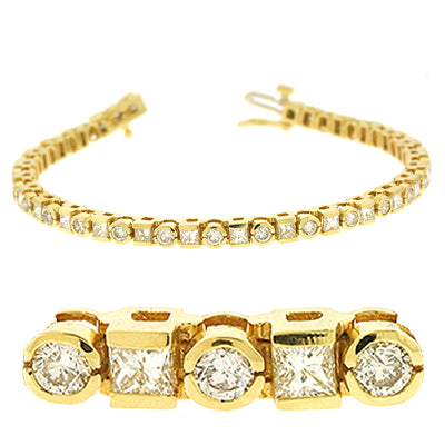 Diamond Bracelet-4.86ctw