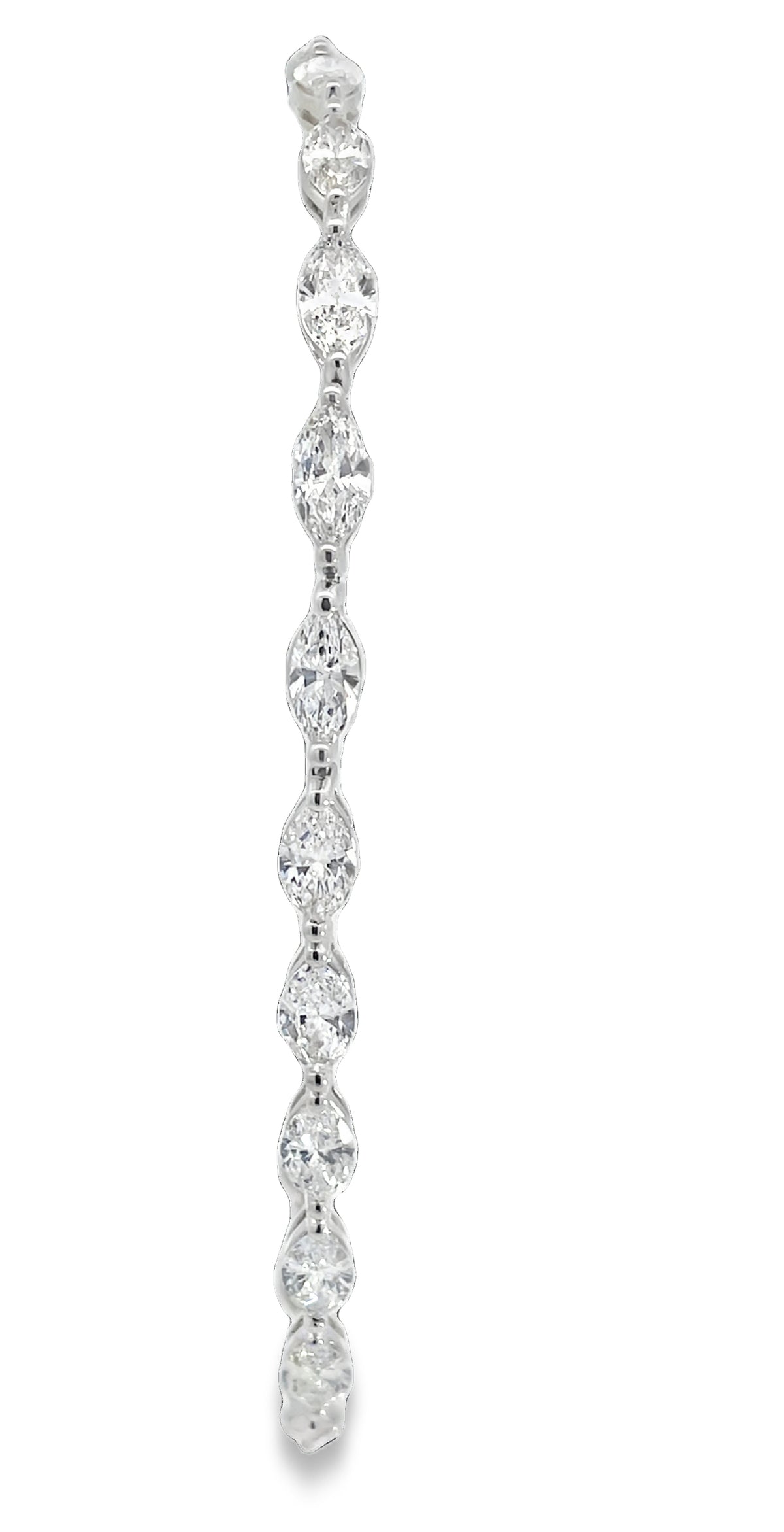 LAB GROWN MARQUISE CUT DIAMONDS 4.68CTW TENNIS BRACELET