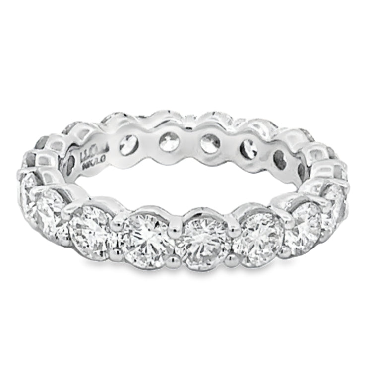 LAB GROWN ROUND DIAMONDS ETERNITY BAND 3.32CTW