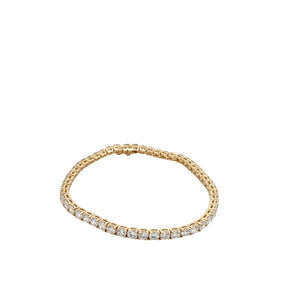 LG ROUND DIAMONDS 6.96CTW TENNIS BRACELET