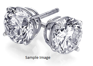 LAB GROWN ROUND DIAMONDS 0.94CTW STUDS